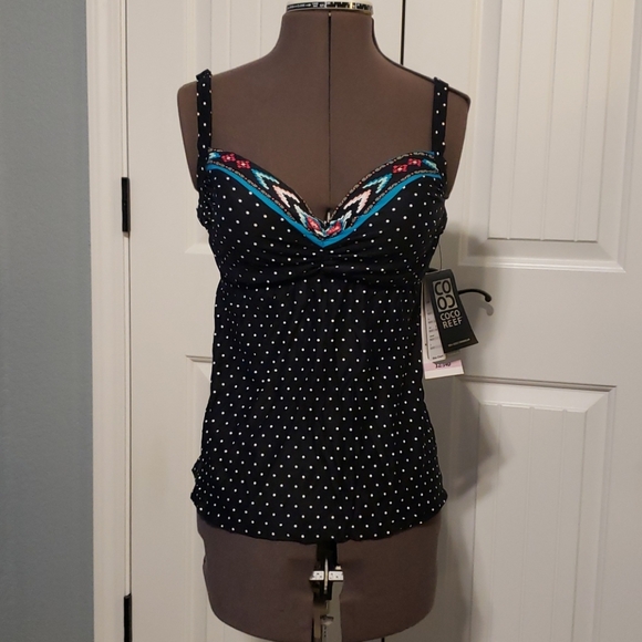 COCOA REEF BRA SIZE TANKINI SWIM TOP - Picture 4 of 12